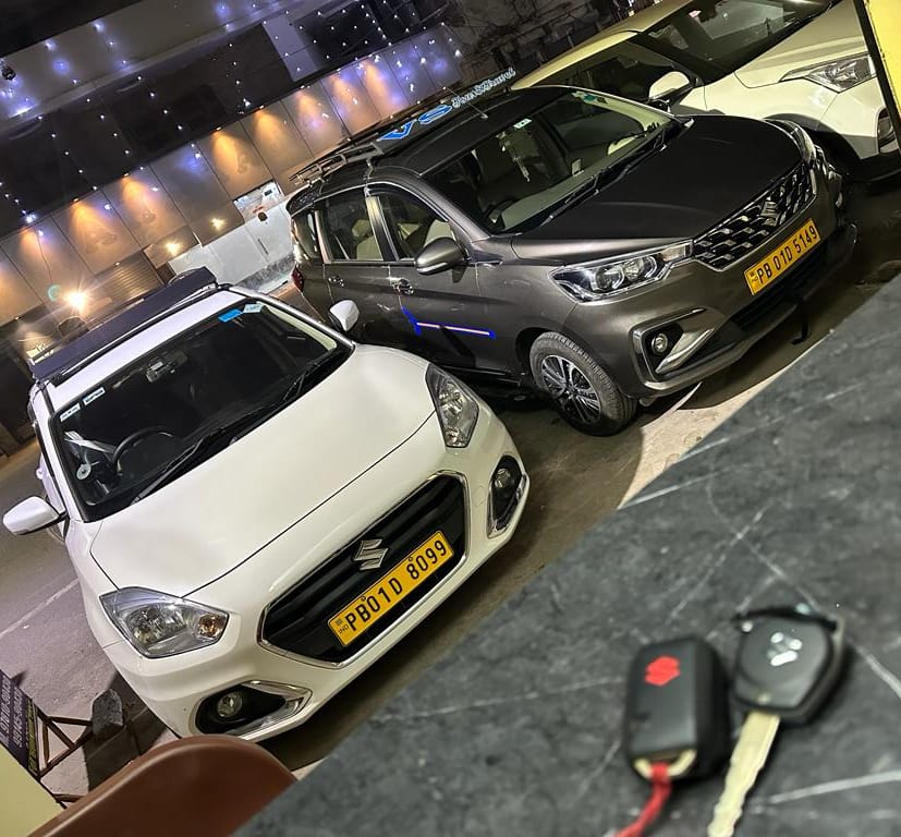 Punjab Crown Cabs Ertiga cab